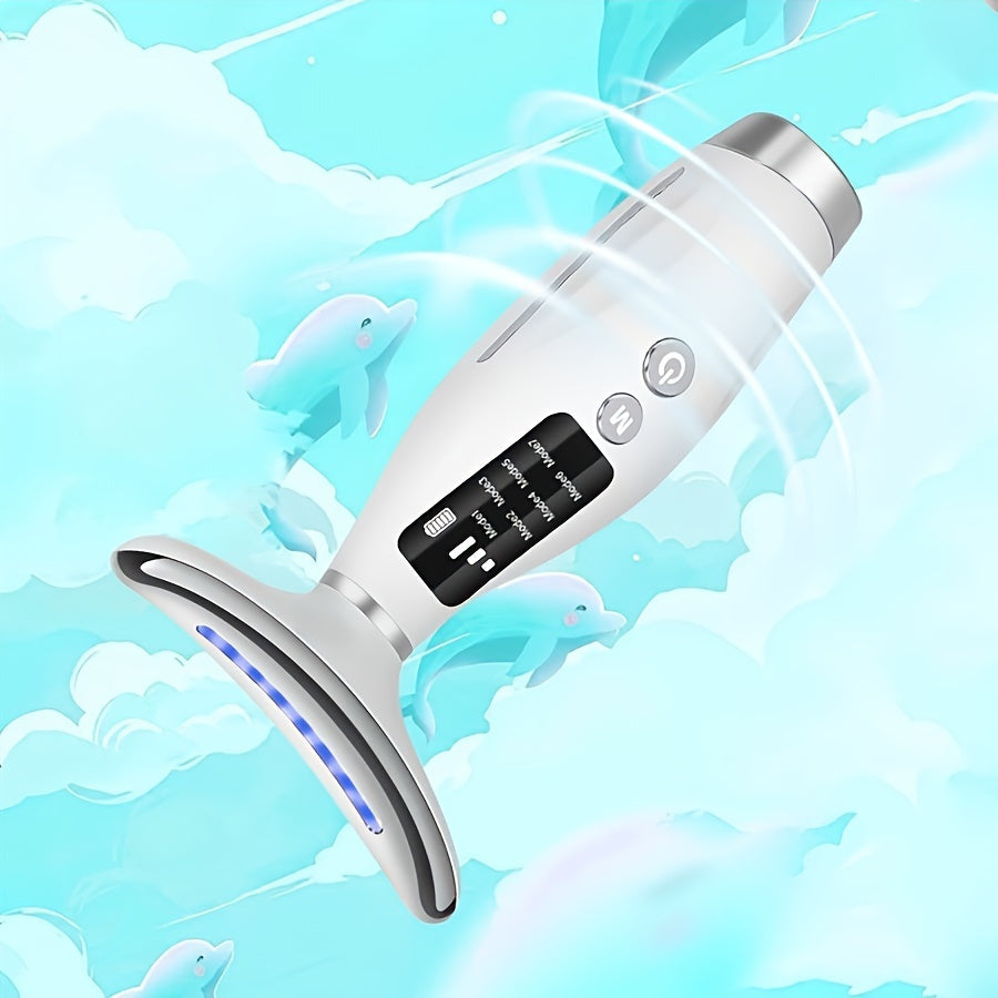 NNETM Neck & Face Massager Heated Skincare Tool (7-in-1)