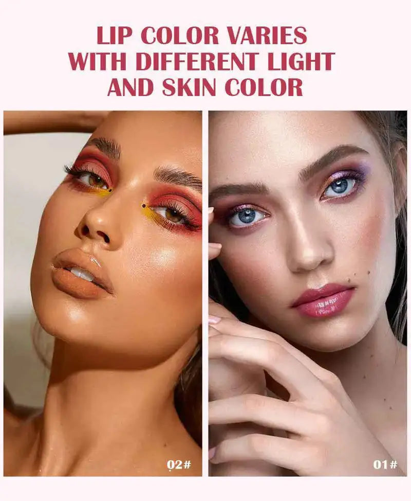 Lustrous 6-Color Glossy Lip Tint for Plump Lips