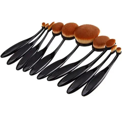 Oval Beauty Brushes Expert Set