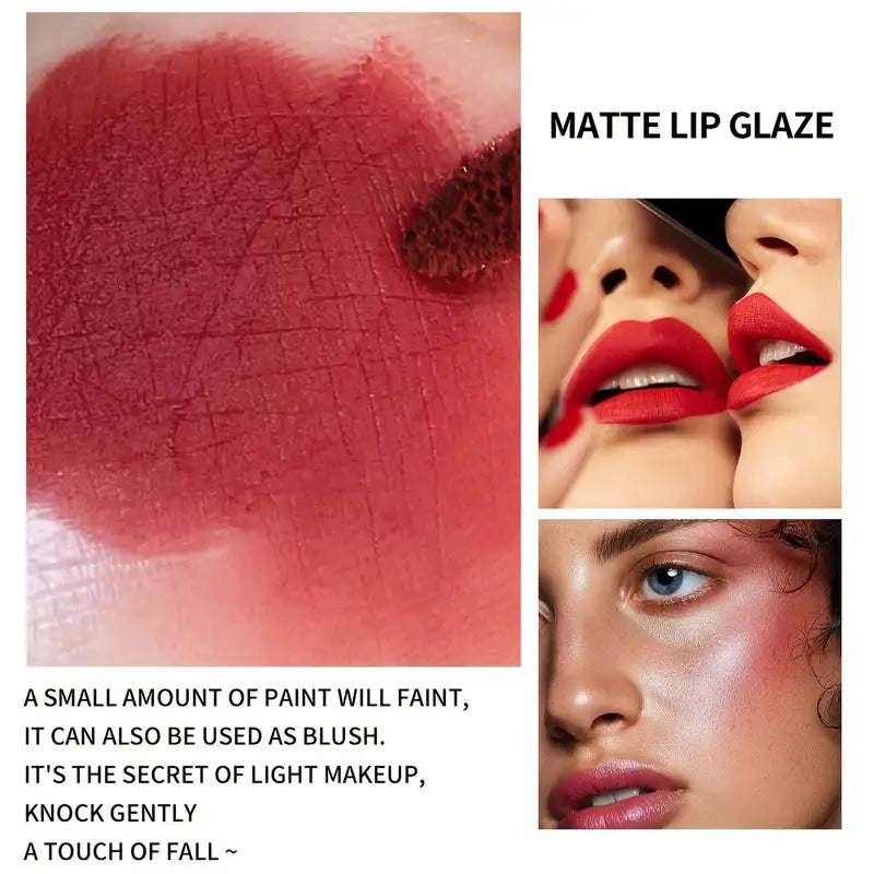 6 Colors Dual Wear Liquid Lipsticks