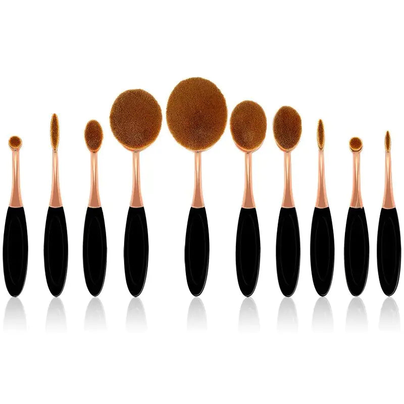 Oval Beauty Brushes Expert Set