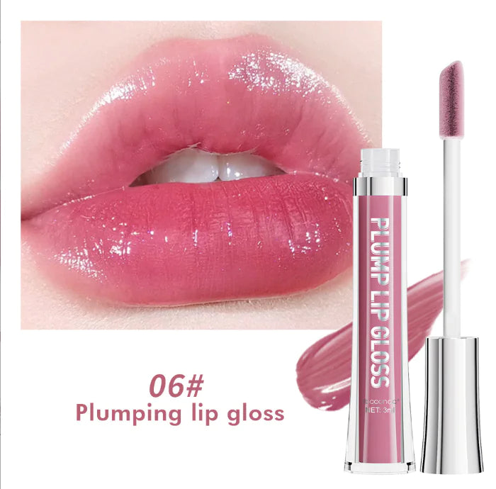 Lustrous 6-Color Glossy Lip Tint for Plump Lips